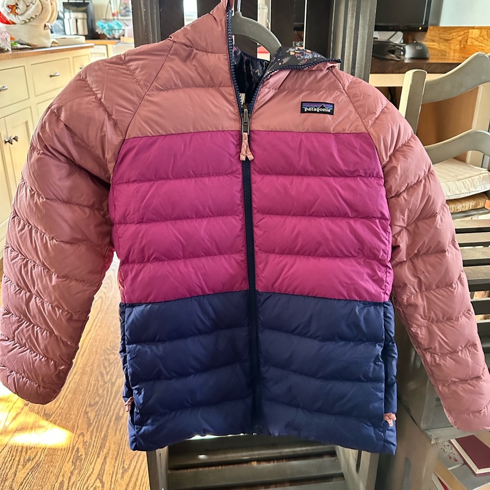 Girls Patagonia reversible winter jacket